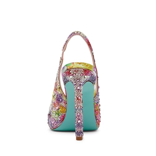 Rhinestone Betsey Johnson Women's Mina Heeled Sandal