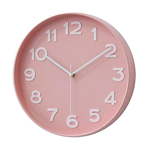 Wall Clocks Battery Operated - 12 inch Silent Non Ticking Modern