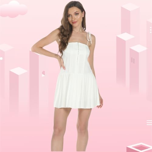 Women's French Sexy Slim Dress Backless Strappy Halter Dress