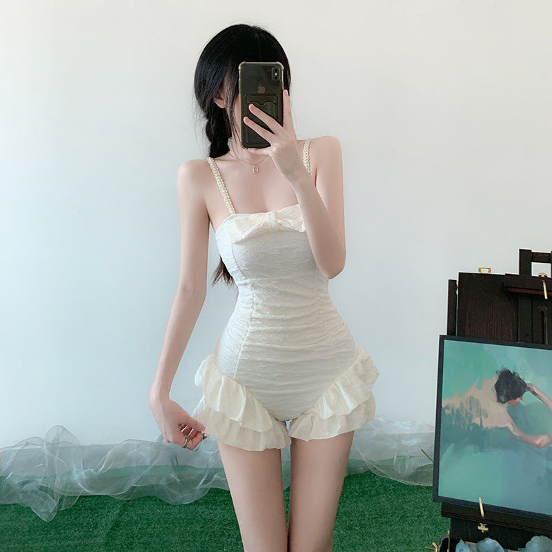 High-grade Slim Covering One-piece Women