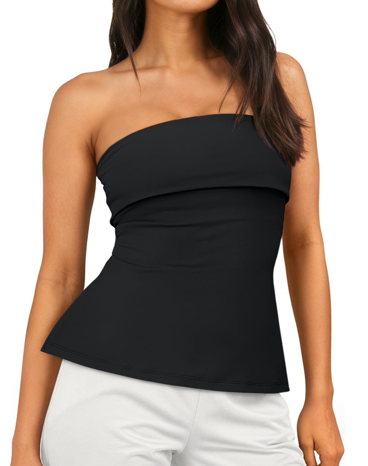 Women's Tube Top Off-shoulder Backless Cute