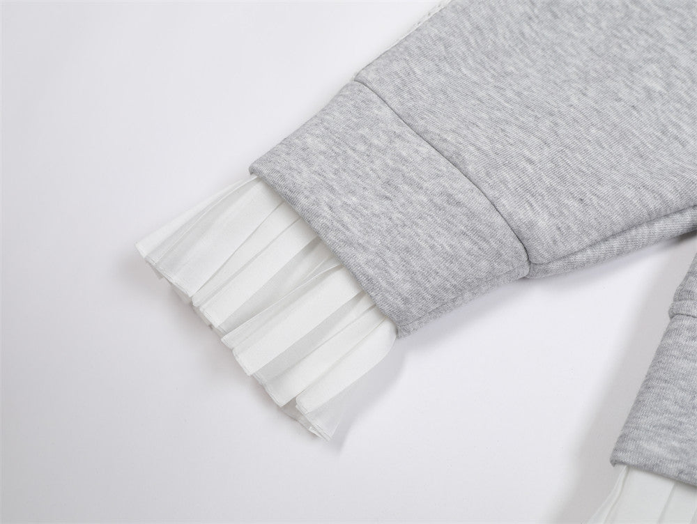 Lace-up Lace Bow Baggy Coat Women's Spring And Autumn