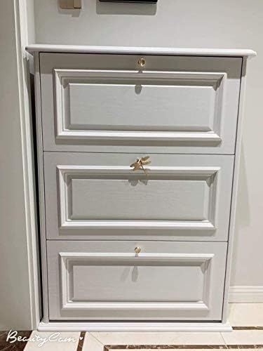 Gold 4 Pack Brass Knobs for Dresser, Drawers and Cabinet Decorative