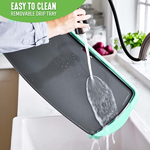 Extra Large 20â€?Electric Griddle, Non-Toxic PFAS & PFOA-Free Ceramic Nonstick, Temperature Control, Quick Even Heating, Removable Drip Tray, Pancakes, Eggs, Sausage, Easy Clean