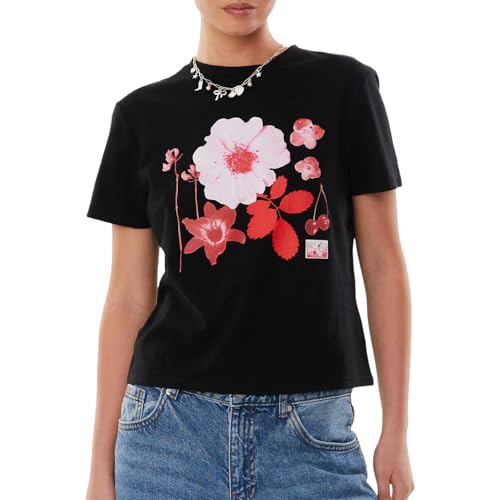 Women Hawaii Baby Tees Y2K Short Sleeve Crewneck Aesthetic Graphic Slim Fit Crop Tops