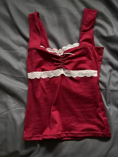 Emo Coquette Cropped Top Grunge 2000s Spaghetti Strap Tops Streetwear Vintage Camisole Y2k Cheetah Tops