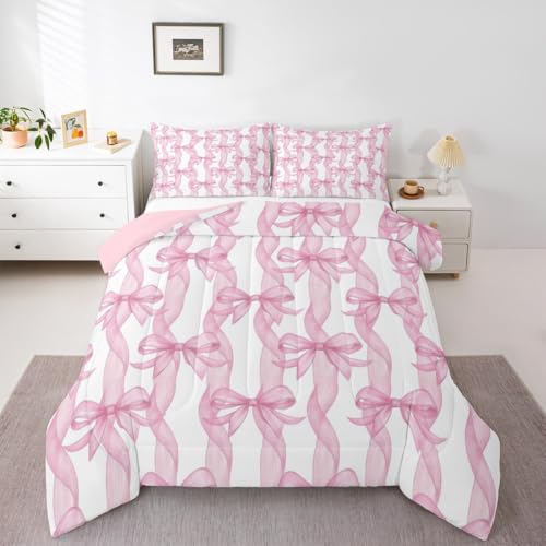 Dreamy Sweet Princess Style Quilt Set Reversible Duvet Insert, 2 Pillowcases