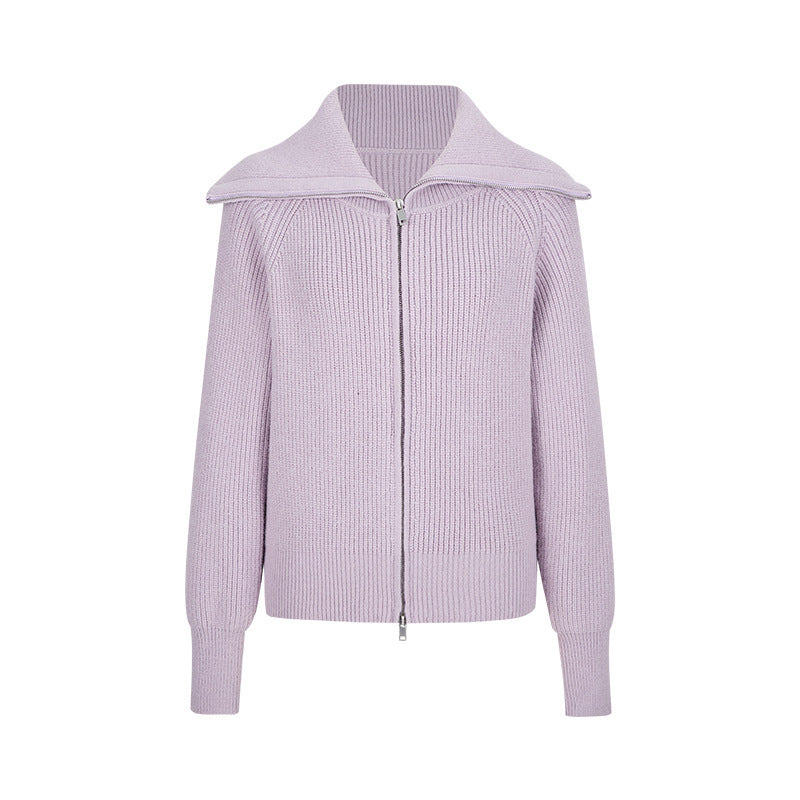 Thick Design Idle Style Sweater Coat