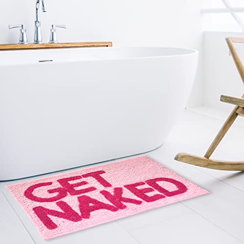 Get Naked Bath Mat - Cute Bathroom Rugs 31" x 20"