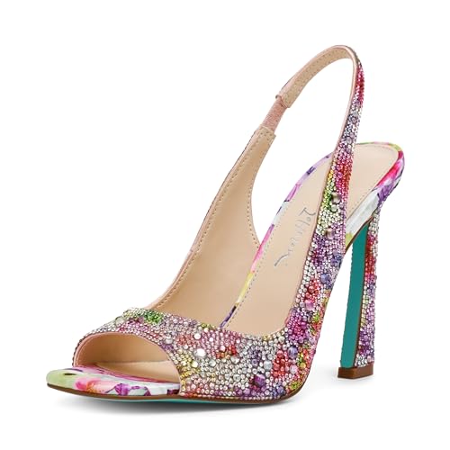 Rhinestone Betsey Johnson Women's Mina Heeled Sandal