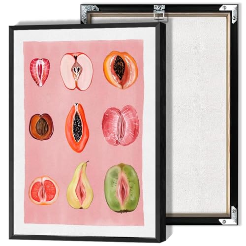 Vintage Feminine Poster Wall Art Funky Unique Home Decor