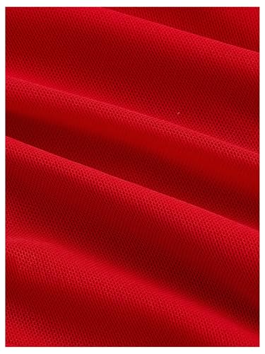 Women's Sleeveless Floral Appliques Bodycon Mesh Irregular Ruffle Hem Dress