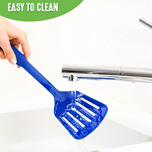 Cooking Tools and Utensils, 7 Piece Nylon Set including Spatulas Turner Spoons and Tongs, Dishwasher Safe