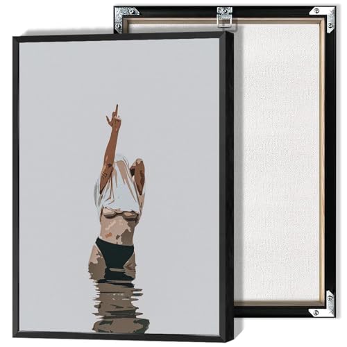 Vintage Feminine Poster Wall Art Funky Unique Home Decor