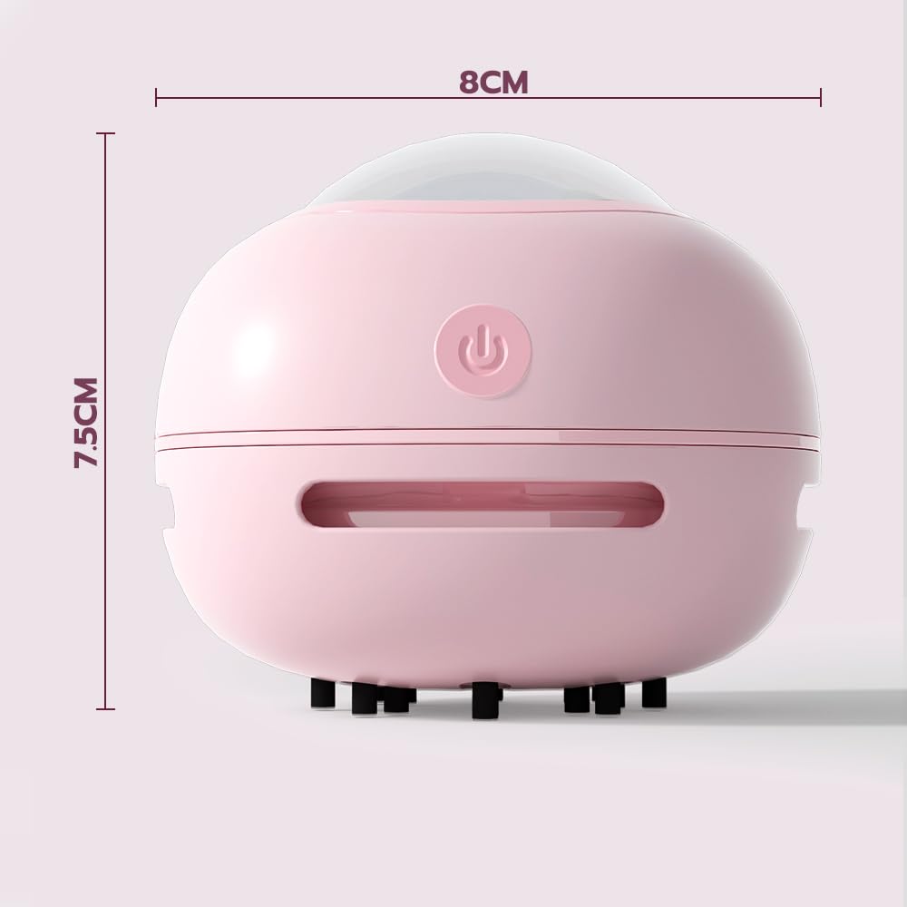 Desktop Vacuum Cleaner, Mini Table dust Sweeper Energy Saving, High Endurance up to 400 mins, 360º Rotatable Design for Keyboard/Home/School/Office