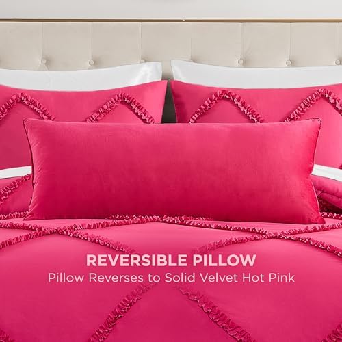 Juicy Couture Rectangle 1-Piece Living Room and Bedroom Décor, Decorative Accent, Premium Reversible Throw Pillow