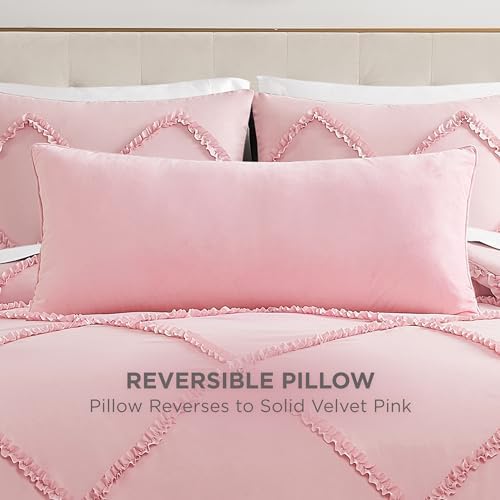 Juicy Couture Rectangle 1-Piece Living Room and Bedroom Décor, Decorative Accent, Premium Reversible Throw Pillow