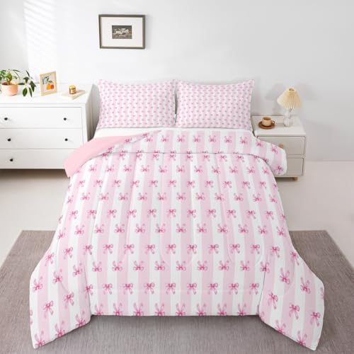 Dreamy Sweet Princess Style Quilt Set Reversible Duvet Insert, 2 Pillowcases