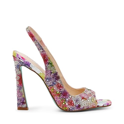 Rhinestone Betsey Johnson Women's Mina Heeled Sandal