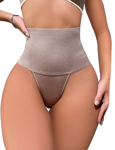 Tummy Control Thong Shapewear for Women High Waisted Shaping Underwear Body seamless Shaper Panties Girdle