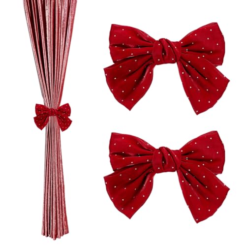 Sweet Curtain Bowknot Ties s Buckles Drapery Tie Backs for Home Drapes Sheers Decoration