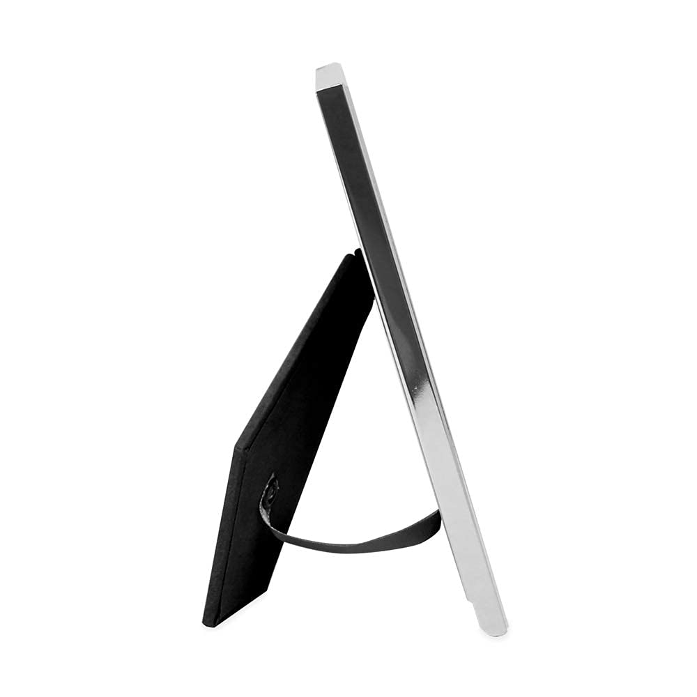 Enamel Picture Frame - Metal Edge with Easel, for Countertop, Counterspace, Tabletop Display, Bookshelf, Desk, Wall Décor, Photo Gallery