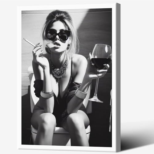 Vintage Feminine Poster Wall Art Funky Unique Home Decor