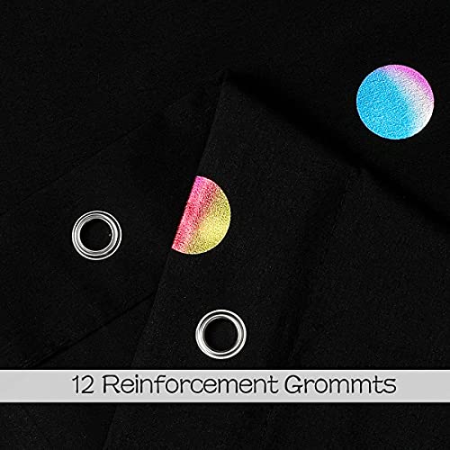 Fabric Shower Curtains with 12 Hooks for Bathroom Metallic Polka Dot Curtains Waterproof Shower Curtains with Grommet for Washable Shower Curtain Sets