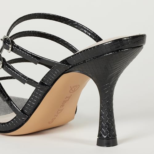 The Drop Women's Naomi Strappy Buckle Heeled Sandal