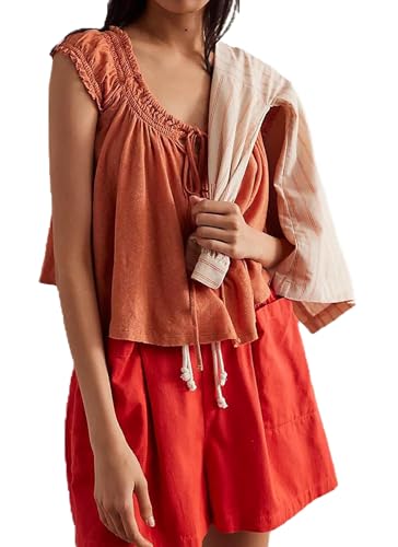 Y2K Short Sleeve Babydoll Tops for Women Cute Aesthetic U Neck Teen Girls Tshirt Ruffle Hem Patchwork Peplum Shirts