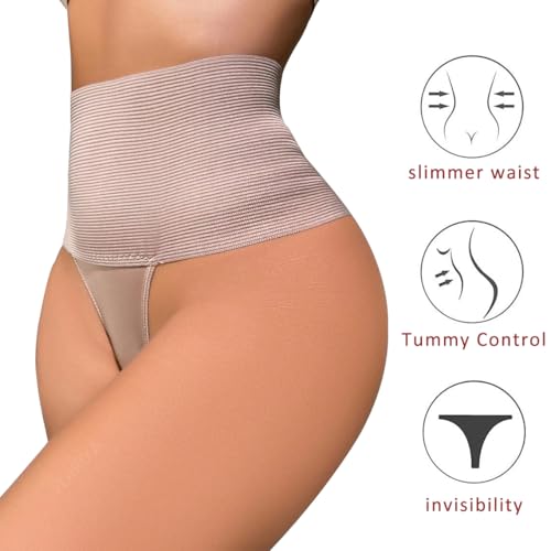 Tummy Control Thong Shapewear for Women High Waisted Shaping Underwear Body seamless Shaper Panties Girdle
