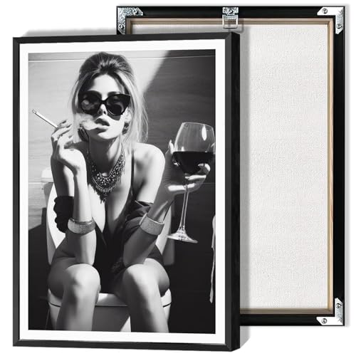 Vintage Feminine Poster Wall Art Funky Unique Home Decor