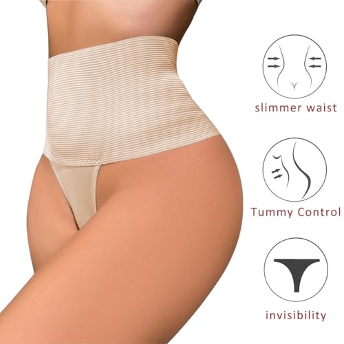 Tummy Control Thong Shapewear for Women High Waisted Shaping Underwear Body seamless Shaper Panties Girdle