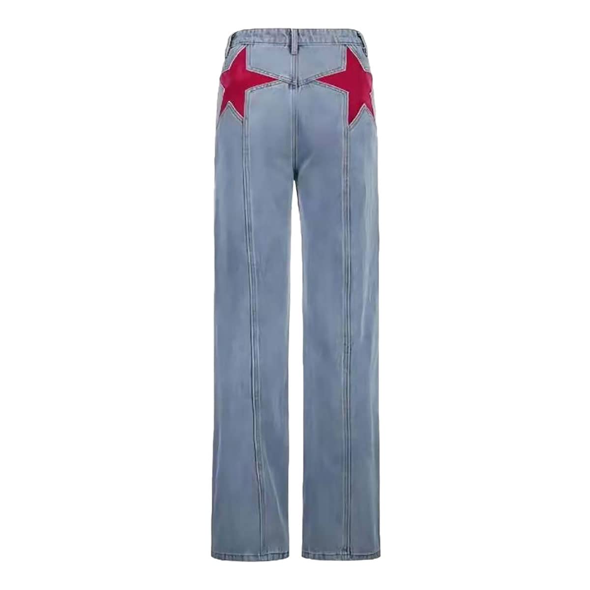 Women's Star Print Skinny Jeans â€?Butt-Lifting Stretch Denim Pants