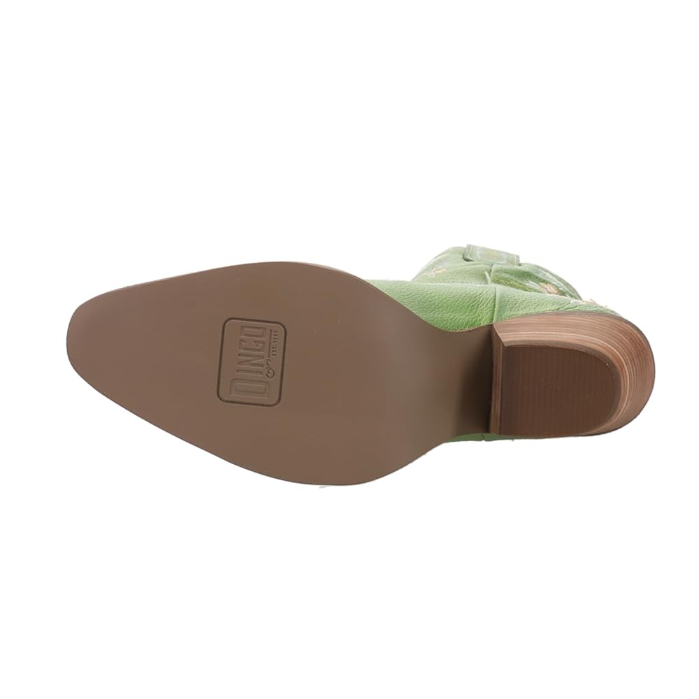 Womens Primrose Metallic Embroidered Floral Snip Toe Casual Boots Ankle Mid Heel 2-3"