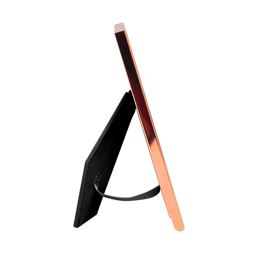 Enamel Picture Frame - Metal Edge with Easel, for Countertop, Counterspace, Tabletop Display, Bookshelf, Desk, Wall Décor, Photo Gallery