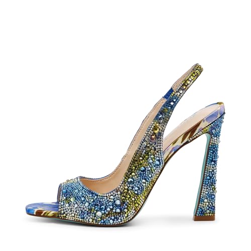 Rhinestone Betsey Johnson Women's Mina Heeled Sandal