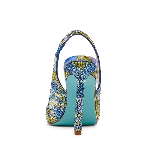 Rhinestone Betsey Johnson Women's Mina Heeled Sandal