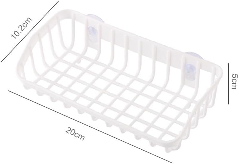 Multifunctional Drain Rack, Hanging Storage Rack Drain Rack Sink Shelf Suction Cup Organization