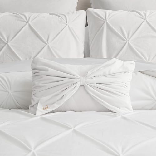 Juicy Couture Rectangle 1-Piece Living Room and Bedroom Décor, Decorative Accent, Premium Reversible Throw Pillow