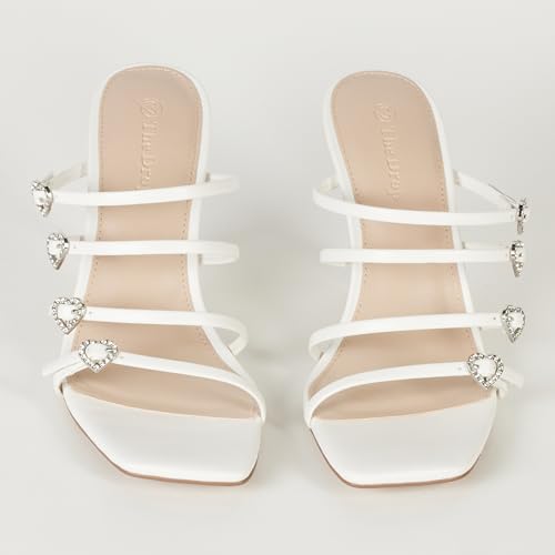 The Drop Women's Naomi Strappy Buckle Heeled Sandal