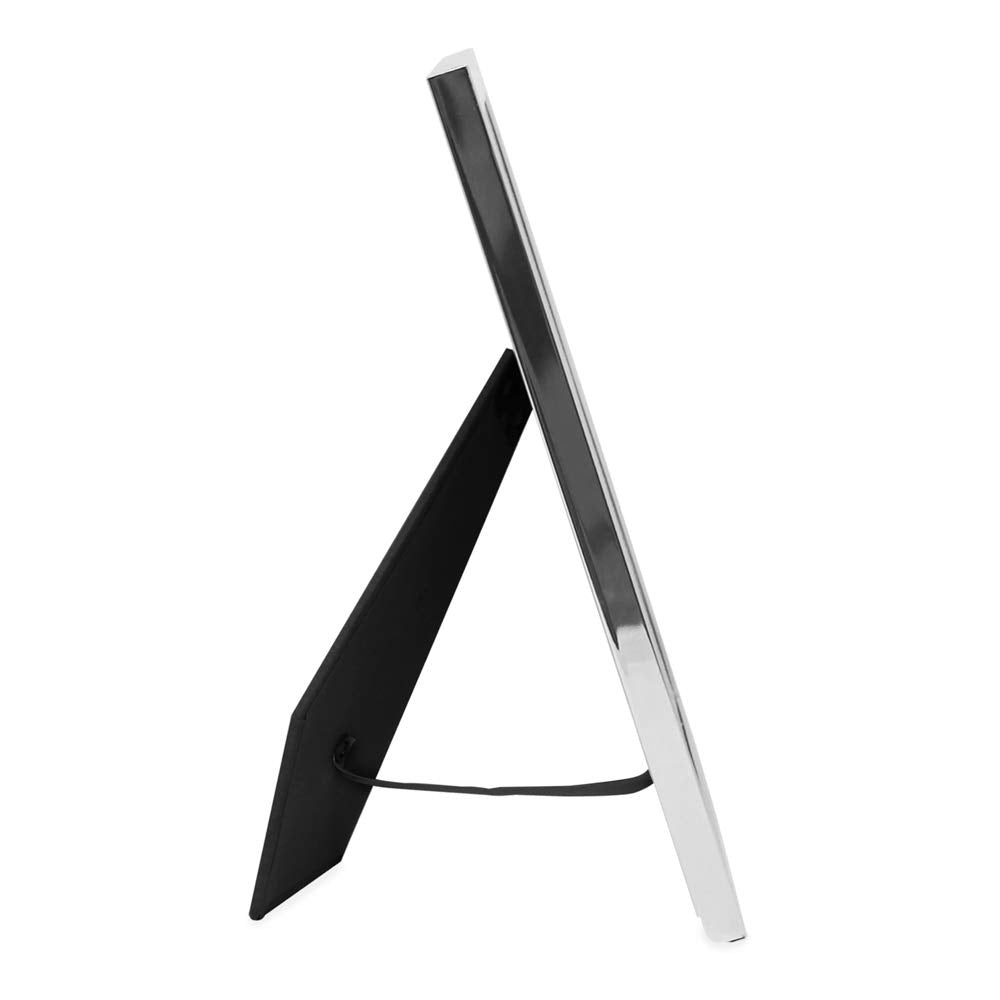 Enamel Picture Frame - Metal Edge with Easel, for Countertop, Counterspace, Tabletop Display, Bookshelf, Desk, Wall Décor, Photo Gallery