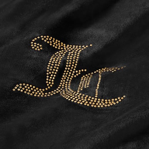 Juicy Couture Solid Velour 3-Piece King Comforter Set â€?Luxurious Bedding Ensemble