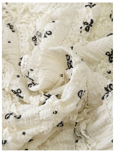 Women's Plus Size Bow Print Top Y2k Coquette Sleeveless Shirt Casual Tank Camisole Spaghetti Strap Flared Cami