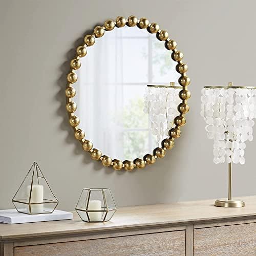 Metal Spherical Frame Round Mirror 36" Diameter