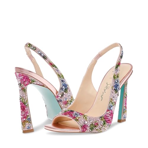 Rhinestone Betsey Johnson Women's Mina Heeled Sandal