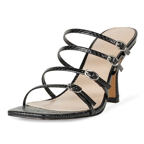 The Drop Women's Naomi Strappy Buckle Heeled Sandal