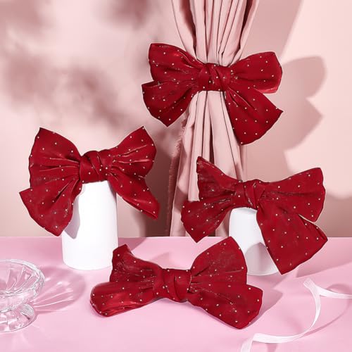 Sweet Curtain Bowknot Ties s Buckles Drapery Tie Backs for Home Drapes Sheers Decoration