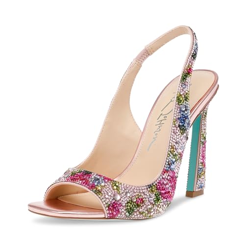 Rhinestone Betsey Johnson Women's Mina Heeled Sandal