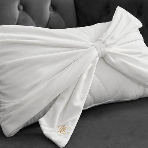 Juicy Couture Rectangle 1-Piece Living Room and Bedroom Décor, Decorative Accent, Premium Reversible Throw Pillow